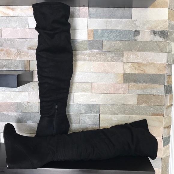 Chinese Laundry Over the Knee Wedge Boot - Picture 10 of 13